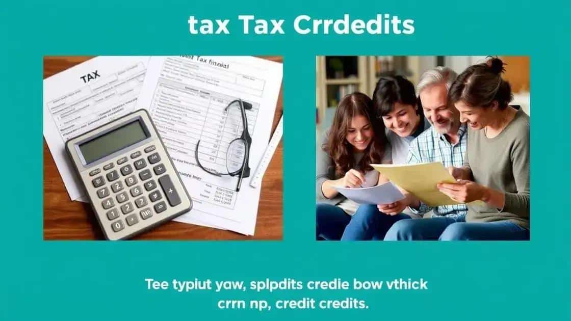 Types of tax credits available