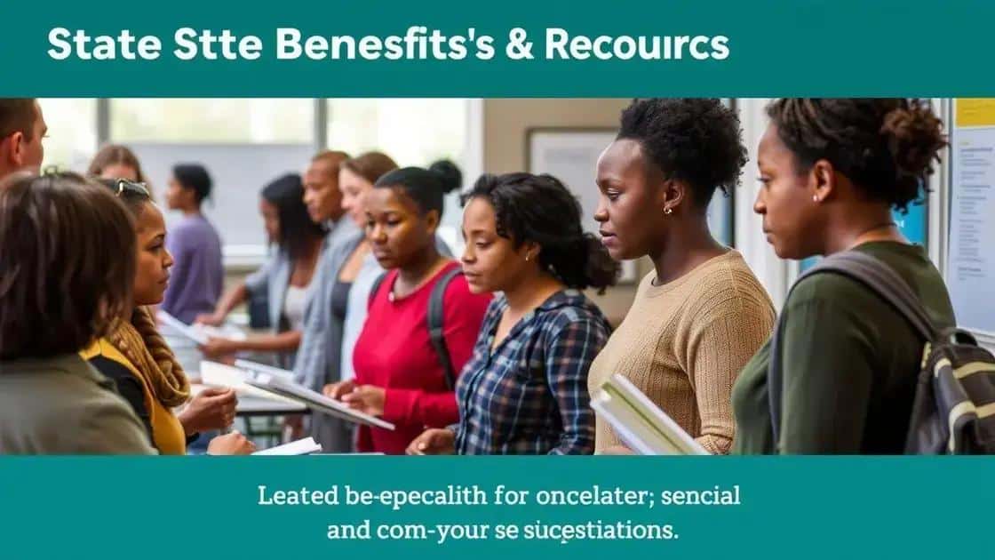 Types of state benefits available