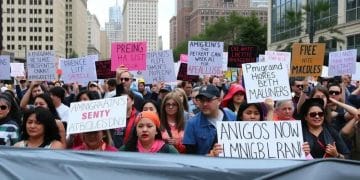 Immigration rights demonstrations escalate in April 2025