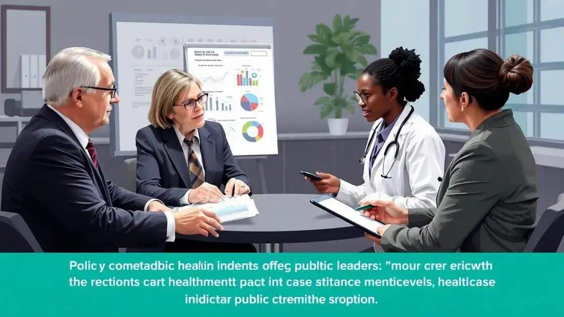The role of policy in health developments