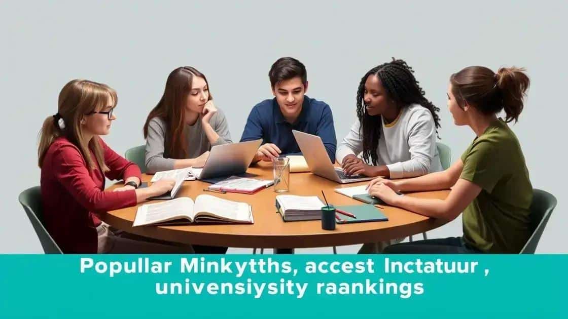 Debunking myths about university rankings