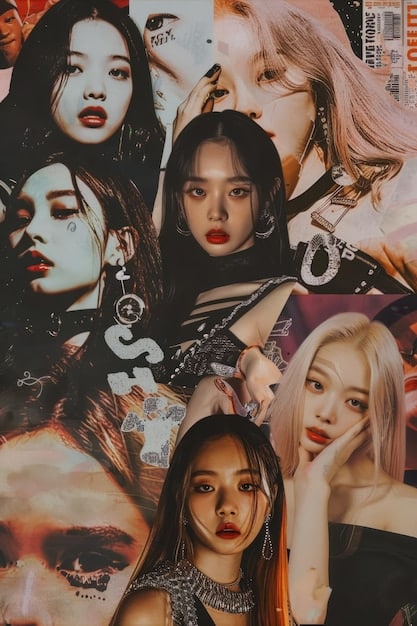 A collage of album covers from various Korean drama soundtracks. Each cover features either a photo of the drama's cast or a symbolic image representing the series' theme. The covers showcase a variety of styles, reflecting the diverse genres of the dramas.