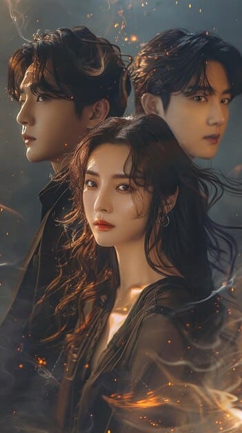 A poster of a highly acclaimed K-drama showing the main characters in a dramatic pose, with the title clearly visible.