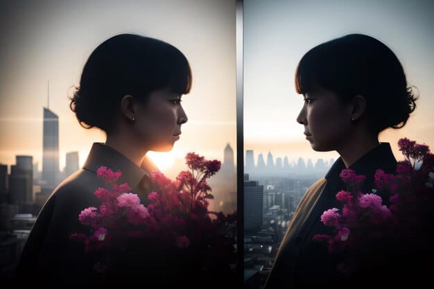 A split image showcasing two contrasting dorama scenes: on the left, a romantic comedy scene with exaggerated expressions and bright colors, and on the right, a suspenseful thriller scene with dark lighting and intense character expressions. This visually represents the diversity of dorama genres.