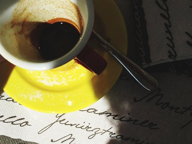 A close-up shot of a script for a Brazilian telenovela, with handwritten notes, coffee stains, and highlighting, suggesting the creative process behind the production.