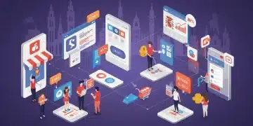 Futuro del Social Commerce en España con consumidores interactuando en plataformas sociales para compras directas