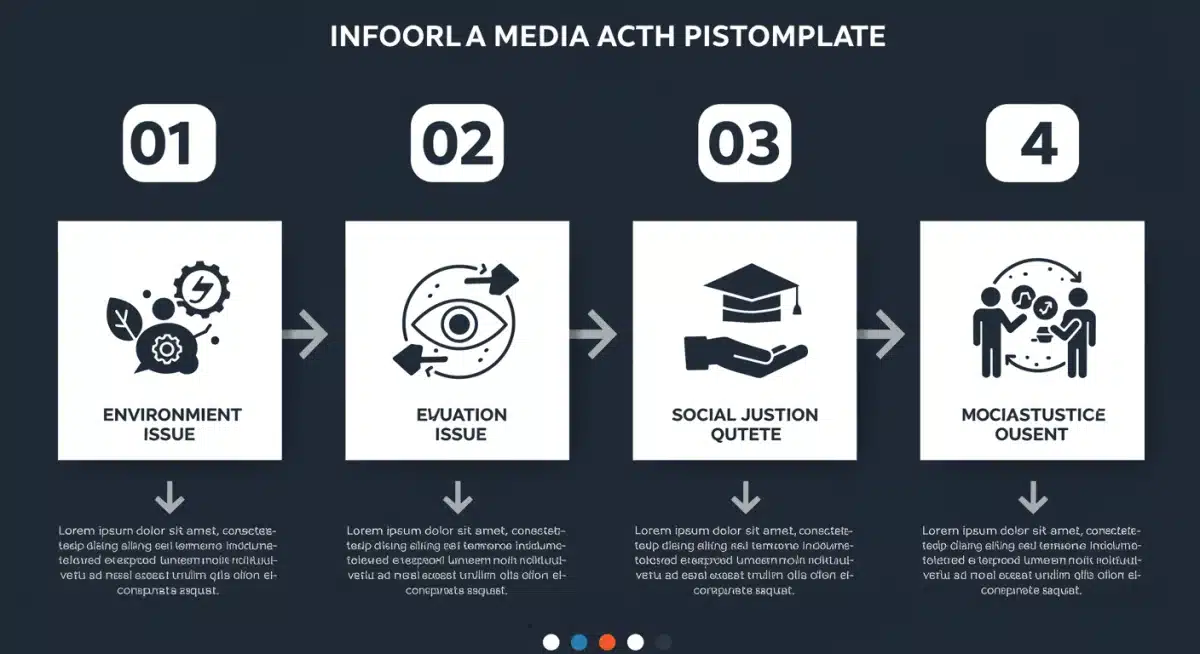 Infografía con los logos de cuatro medios españoles y sus enfoques proactivos en periodismo de soluciones.