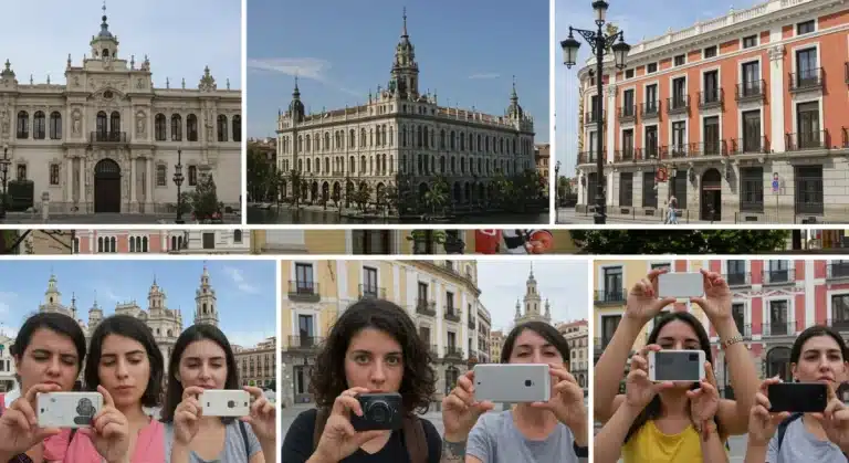 Ciudadanos grabando eventos en España, representando el periodismo ciudadano.