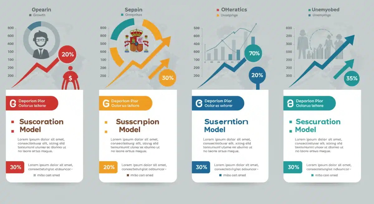 Infografía de modelos de suscripción con crecimiento en el periodismo digital español.