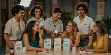 Influencers éticos españoles colaborando con una marca, mostrando autenticidad y transparencia en marketing digital.