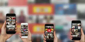 Móviles mostrando vídeos cortos en redes sociales españolas