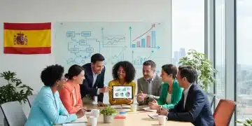 Emprendedores españoles revisando planes de financiación para pymes en 2026