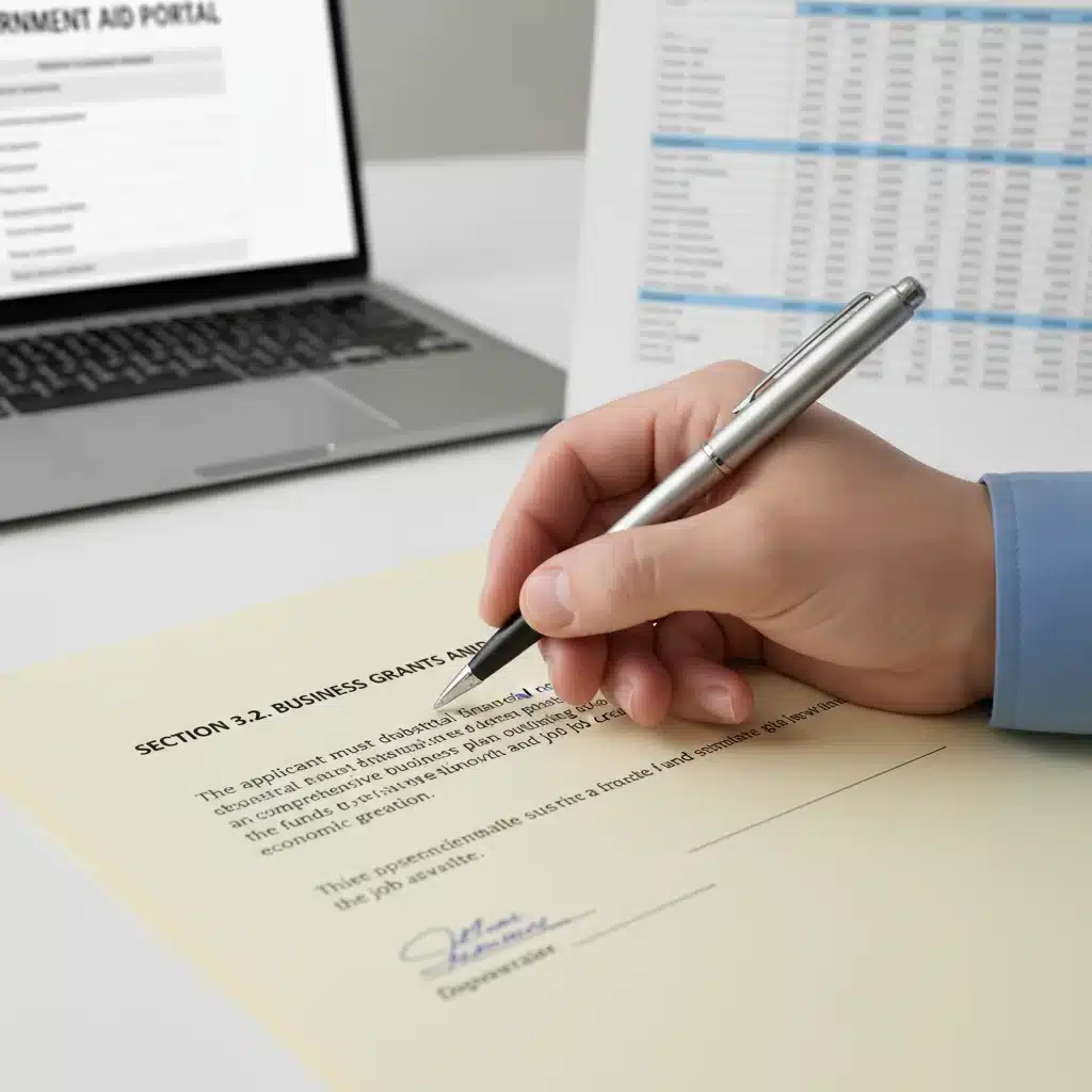 Persona investigando requisitos para ayudas de financiación pymes 2026