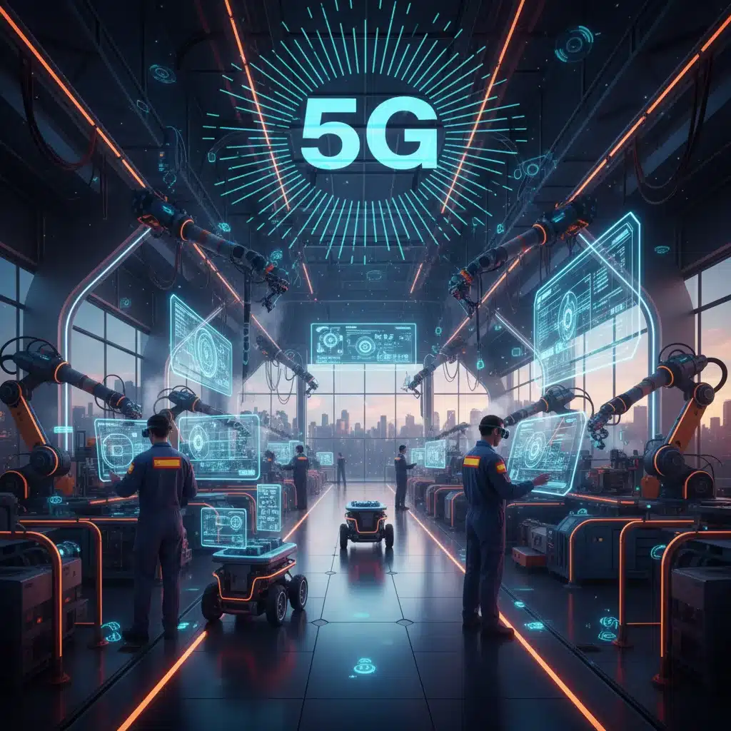 5G Industrial España: Optimiza IoT y Productividad 25% en 6 Meses