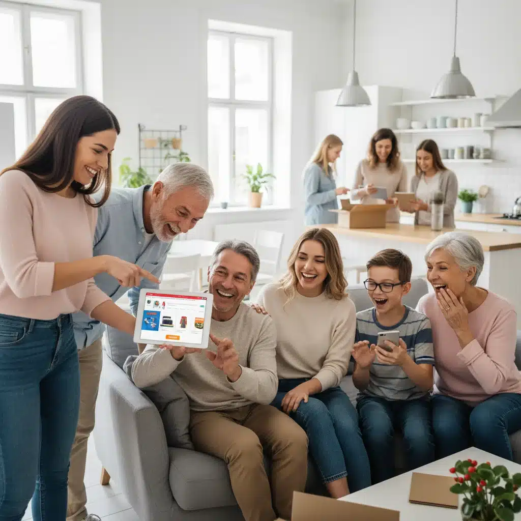 Consumidores españoles interactuando con plataformas digitales de compra
